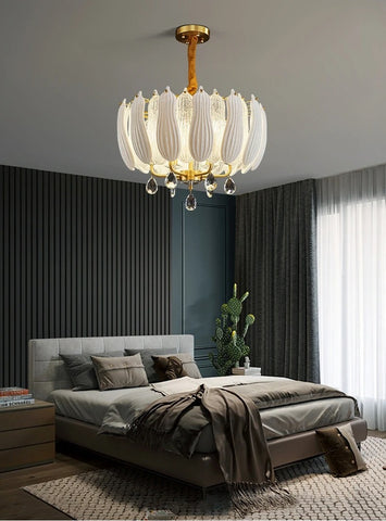 Pollux Lotus Copper Chandelier Pollux Lotus Copper Chandelier