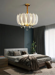 Pollux Lotus Copper Chandelier