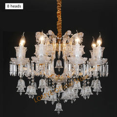Polaris Crystal Candle Chandelier