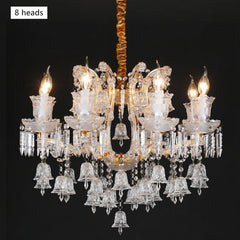 Polaris Crystal Candle Chandelier