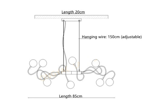 Chertan Ball Chandelier Chertan Ball Chandelier