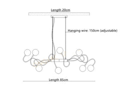 Chertan Ball Chandelier