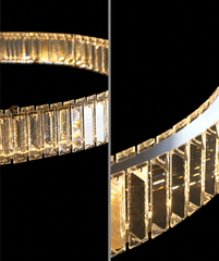Alnair Tiered Crystal Ring Chandelier