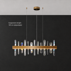 Nusakan Prism Bar Chandelier