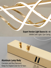 Nekkar Interlaced Ribbon Chandelier