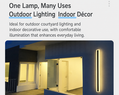 Kaus Weatherproof Linear Wall Lamp