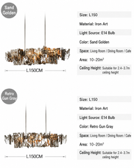 Mothallah Fragment Art Chandelier