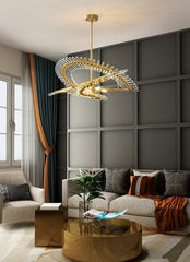 Minor Crystal Chandelier