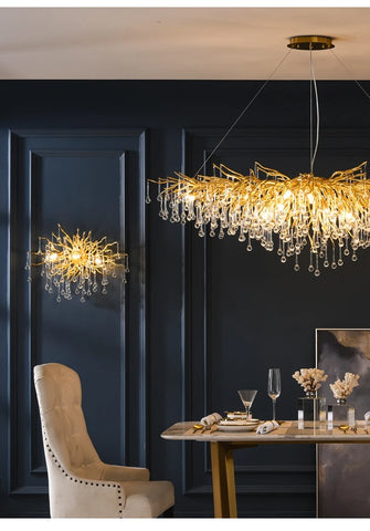 Mahasim Crystal Water Wall Lamps Mahasim Crystal Water Wall Lamps
