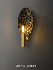 Sabik Textured Oval Wall Lamp