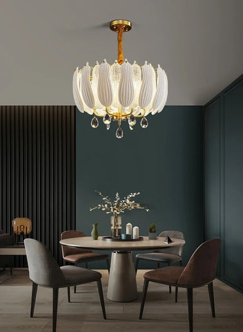 Pollux Lotus Copper Chandelier Pollux Lotus Copper Chandelier