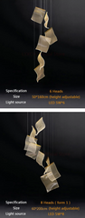 Altais Floating Ribbon Chandelier