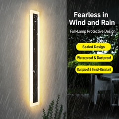 Kaus Weatherproof Linear Wall Lamp
