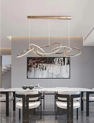 Gomeisa Steel Geometric Chandelier