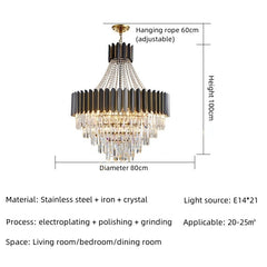 Acubens Crystal Chandelier