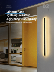 Kaus Weatherproof Linear Wall Lamp