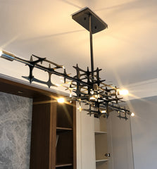 Muhlifain Interlinked Cross Loop Chandelier