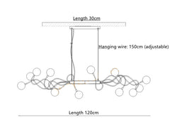 Chertan Ball Chandelier