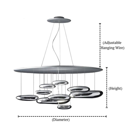 Cursa Nordic Chandelier Cursa Nordic Chandelier