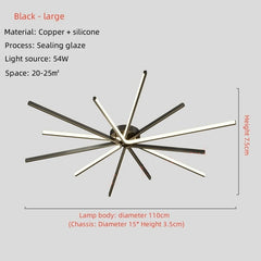 Pleione Linear Ceiling Light