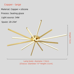 Pleione Linear Ceiling Light