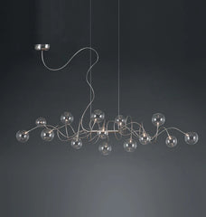 Sadalbari Flowing Globe Chandelier