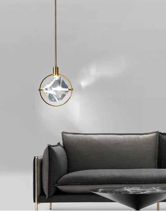 Caroli Orbit Crystal Pendant Lamp