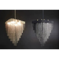 Hadar Tiered Tassel Chandelier