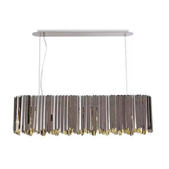 Mensae Ribbed Metal Chandelier