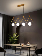Seginus Accordion Globe Chandelier