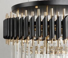 Mensae Vertical Crystal Ceiling Light