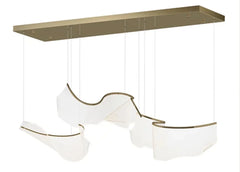 Atria Sculpted Ribbon Chandelier