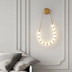 Maia Beaded Loop Wall Lamp