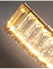Adhafera Twisted Crystal Bar Wall Lamp
