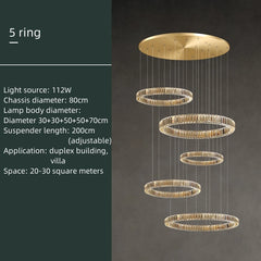 Alnair Crystal Ring Chandelier