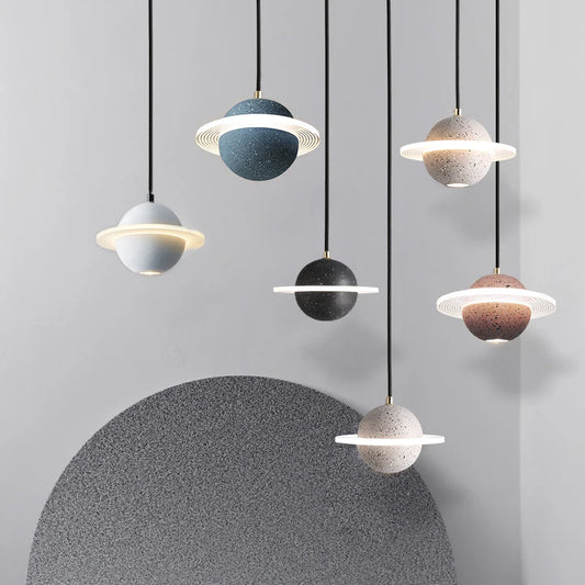 Caph Saturn Cement Pendant Lamp