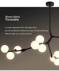 Hamal Canopy Globe Chandelier