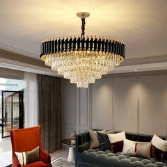 Mensae Spiked Tube Crystal Chandelier