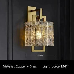 Ain Framed Textured Glass Chandelier