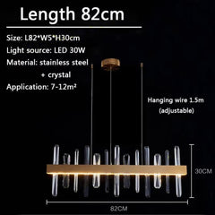 Nusakan Prism Bar Chandelier