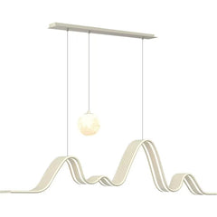 Albali Peaked Wave Globe Pendant Lamp