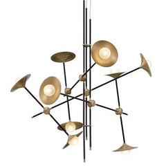 Ukdah Angular Cone Branch Chandelier