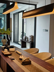 Arneb Pleated Linear Pendant Lamp