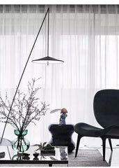 Nihal Arc Disc Floor Lamp