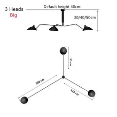 Ashlesha Duckbill Branch Ceiling Light
