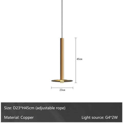Castula Slim Tube Pendant Lamp