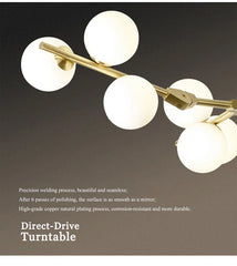 Hamal Canopy Globe Chandelier