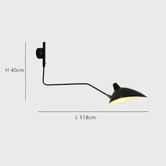 Ashlesha Duckbill Swing Arm Wall Lamp
