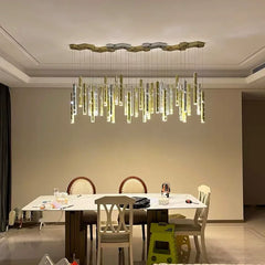 Castula Tube Cascade Chandelier
