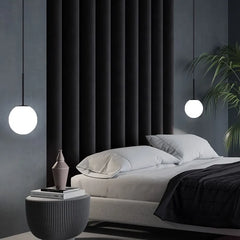 Adhara Frosted Globe Pendant Lamp